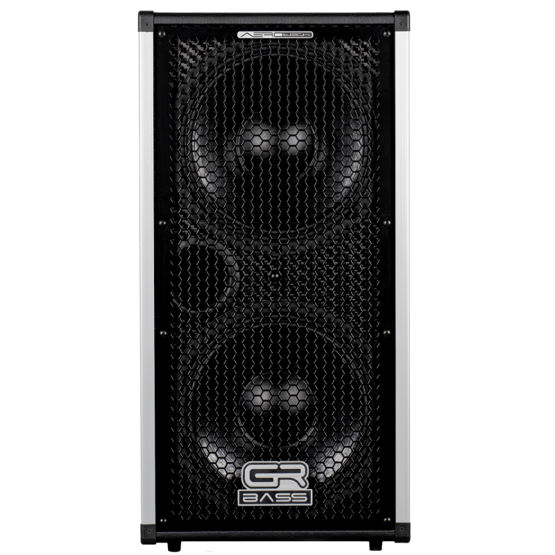 GRBass AT212SLIM Cassa 2x12 900w 8 Ohm Aerotech Carbonio Black Tolex - vaiconlasigla