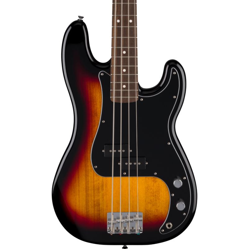 FENDER Precision Bass Standard, Laurel Fingerboard, Black Pickguard, 3-Color Sunburst - vai con la sigla