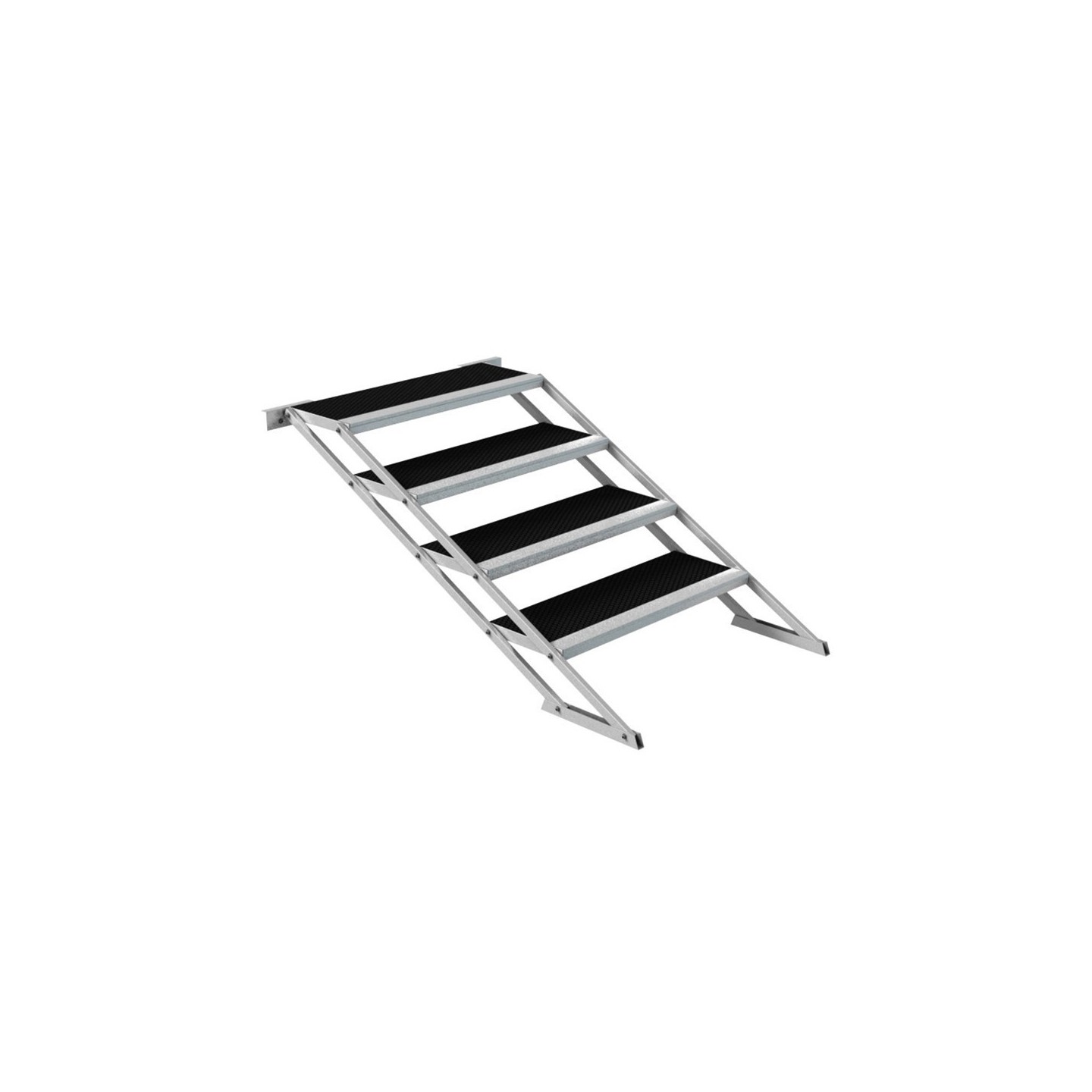 Scala con 4 gradini regolabile da 60 a 100 cm CL-ADST4S-60