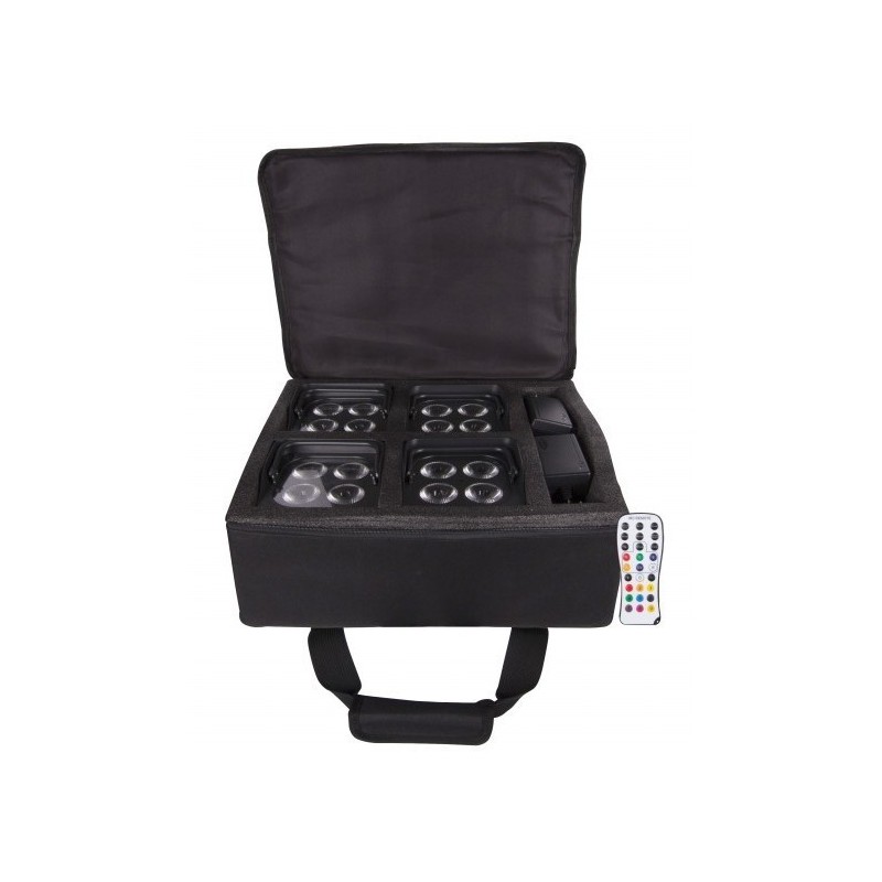 PAR A BATTERIA CENTOLIGHT PORTRAIT Q-Air MINI CON 4 LED DA 12 W RGBWAUV