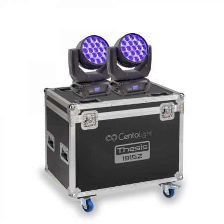 SET 2 TESTE MOBILI  CENTOLIGHT THESIS 1915Z CON FLIGHT CASE