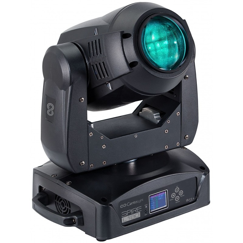 SET 2 TESTE MOBILI LED BEAM CENTOLIGHT SPIRE L180 & FLIGHT CASE