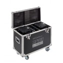 SET 2 TESTE MOBILI LED BEAM CENTOLIGHT SPIRE L180 & FLIGHT CASE