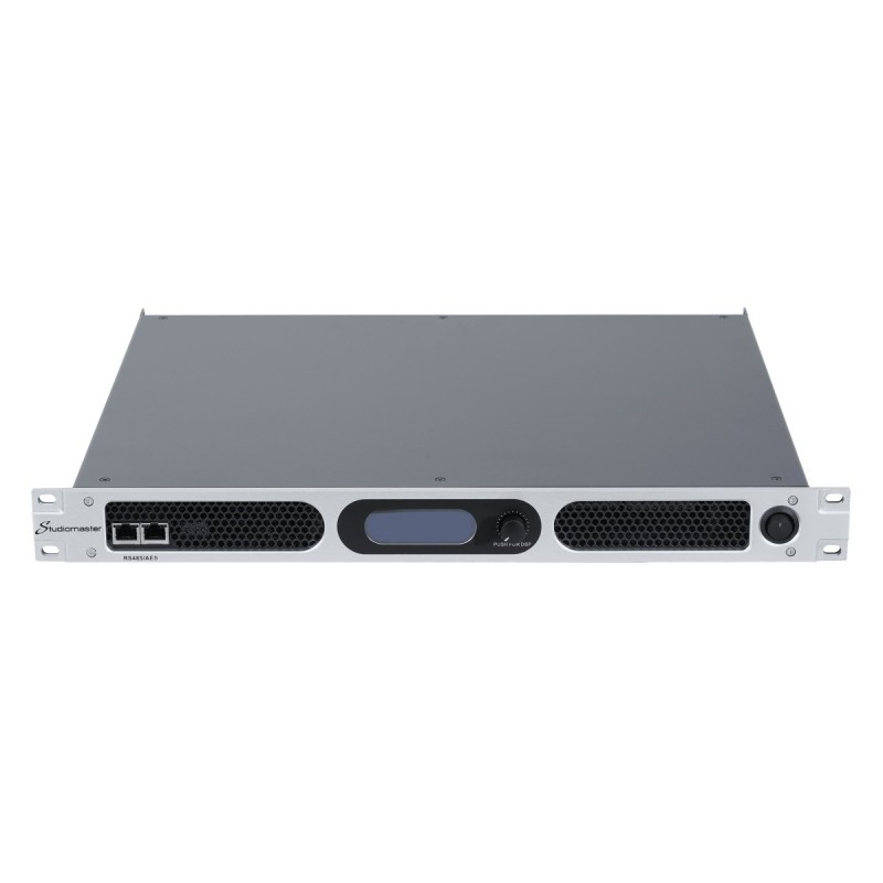 AMPLIFICATORE CLASSE D STUDIOMASTER DQX4-2600 4X650W - 8OHM CON PFC & DSP