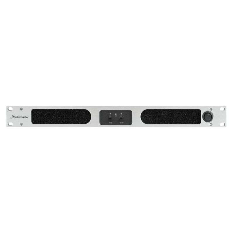 AMPLIFICATORE CLASSE D STUDIOMASTER QX2-6000 2X3000W - 8OHM CON PFC