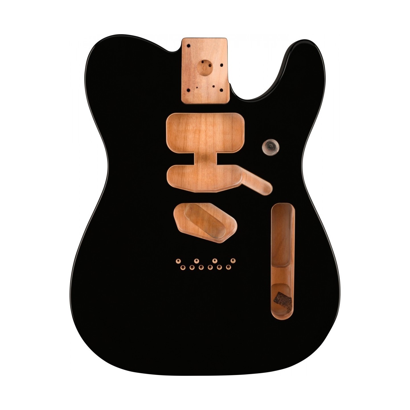 Corpo Fender Deluxe Series Telecaster SSH Alder Modern Bridge Mount Black 0997500706