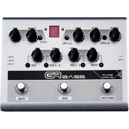 GRbass Pure drive, bass preamp - vaiconlasigla