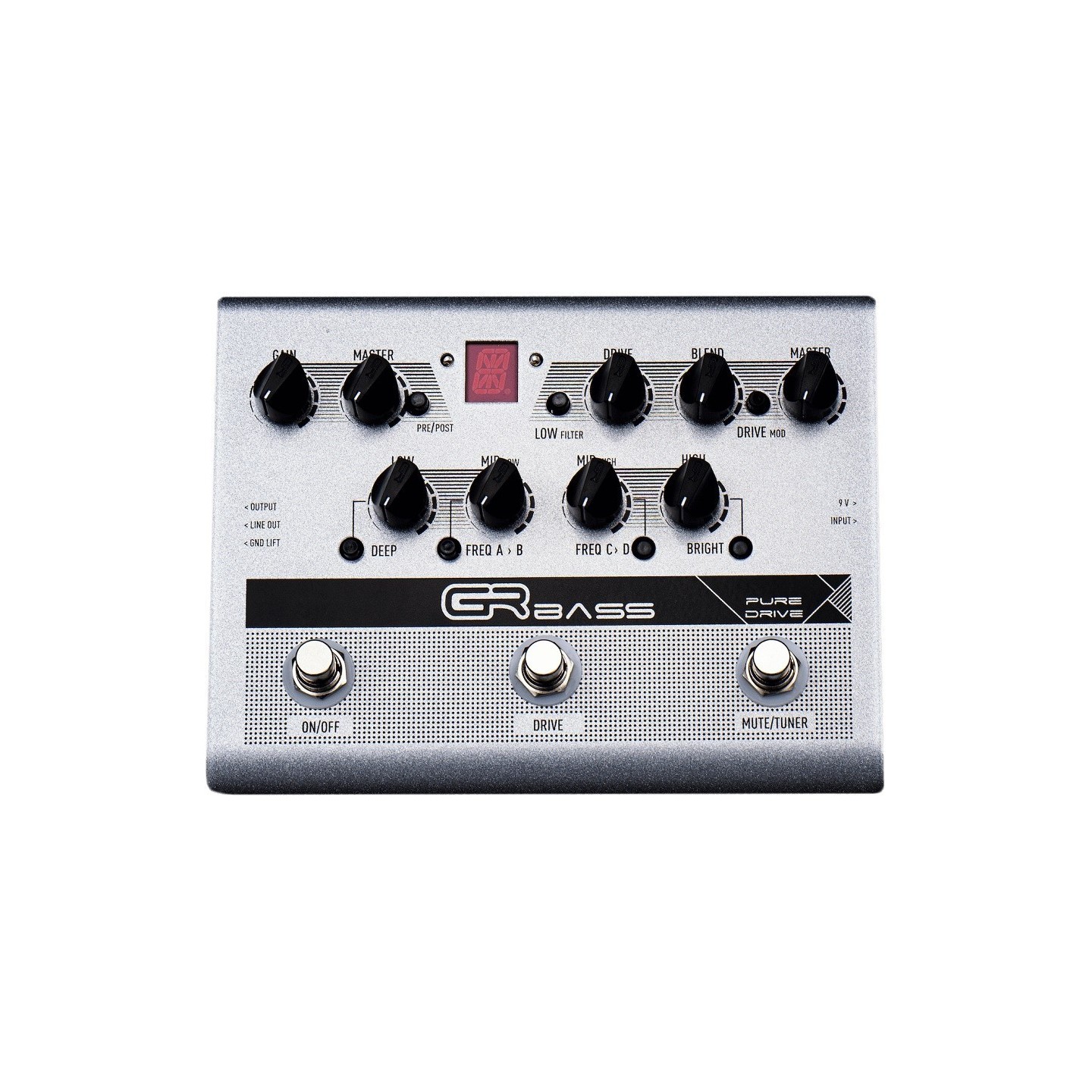 GRbass Pure drive, bass preamp - vaiconlasigla