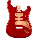 Corpo Fender Deluxe Series Stratocaster HSH Alder 2 Point Bridge M Candy App Red 0997103709
