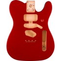 Corpo Fender Deluxe Series Telecaster SSH Alder Modern Bridge Mount Candy App Red