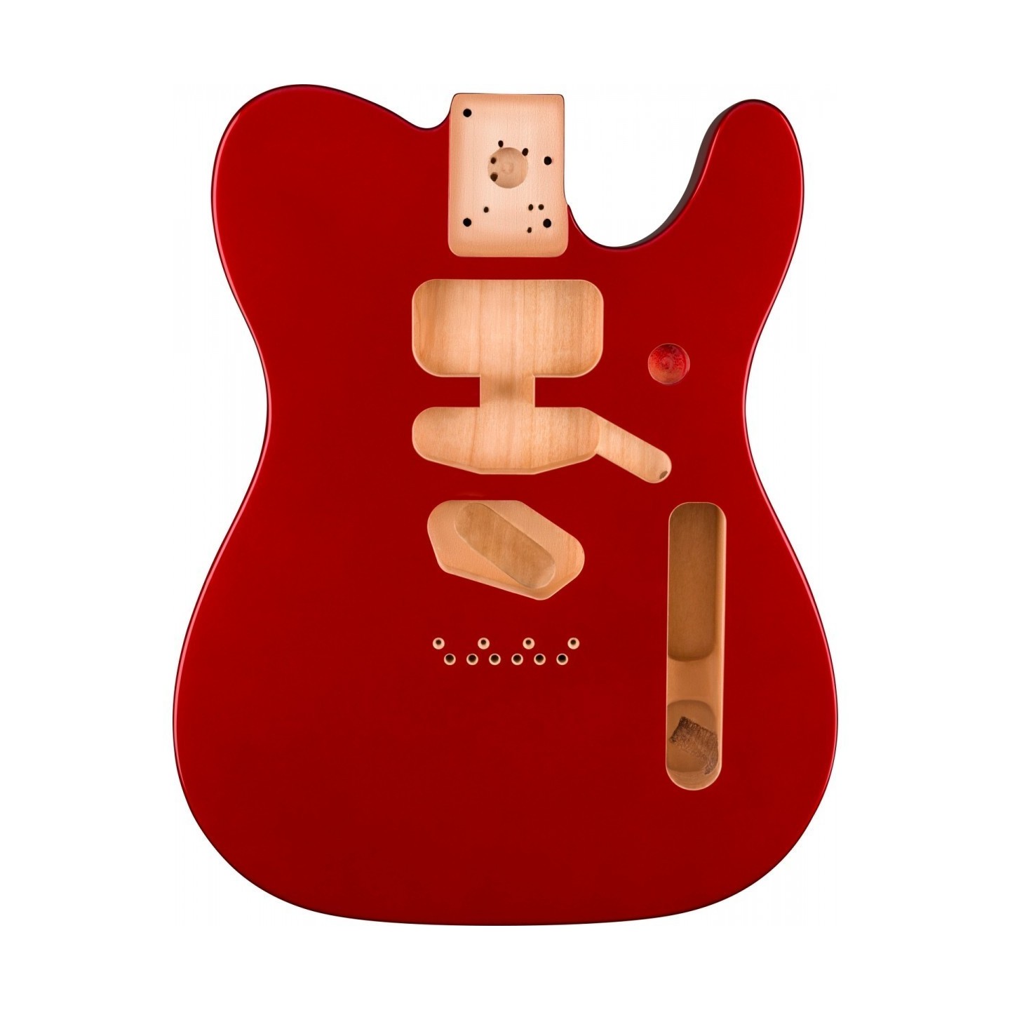 Corpo Fender Deluxe Series Telecaster SSH Alder Modern Bridge Mount Candy App Red