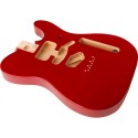 Corpo Fender Deluxe Series Telecaster SSH Alder Modern Bridge Mount Candy App Red