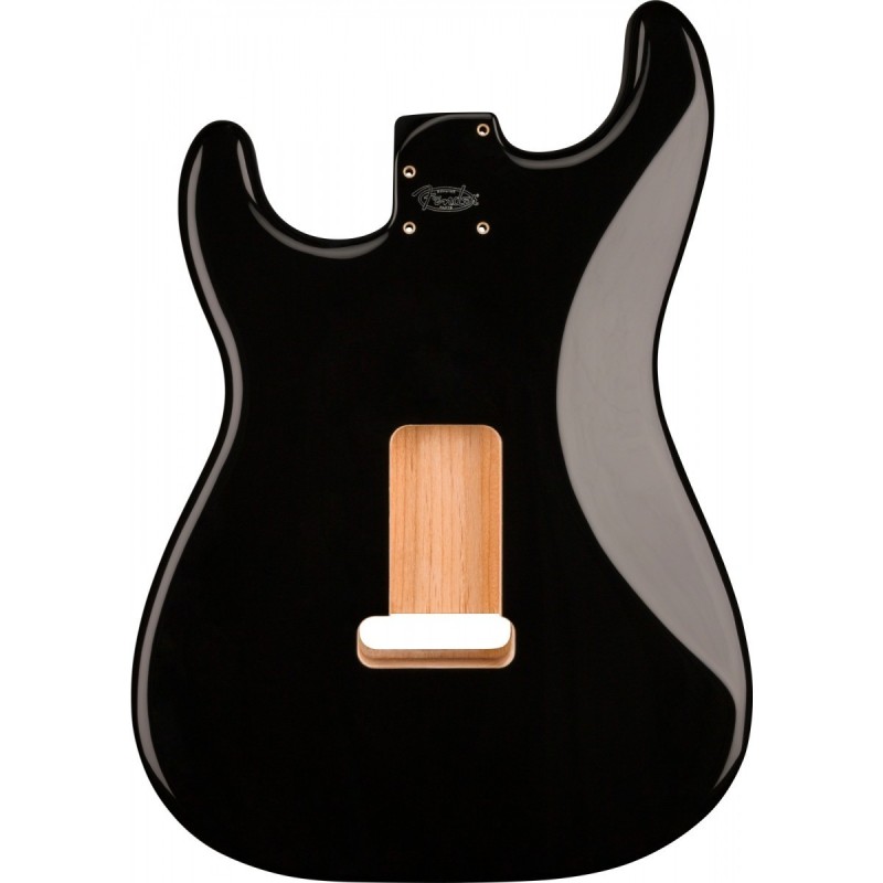 Corpo Fender Deluxe Series Stratocaster HSH Alder 2 Point Bridge Mount Black