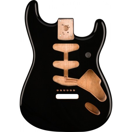 Corpo Fender Classic Series 60's Stratocaster SSS Alder Vintage Bridge Mount Black