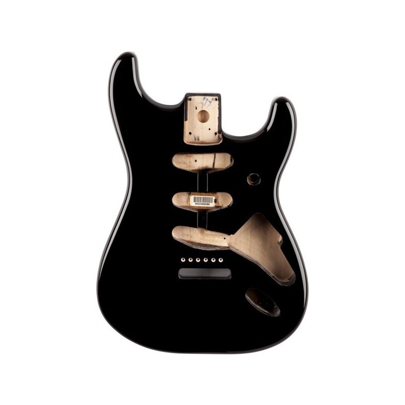 Corpo Fender Classic Series 60's Stratocaster SSS Alder Vintage Bridge Mount Black