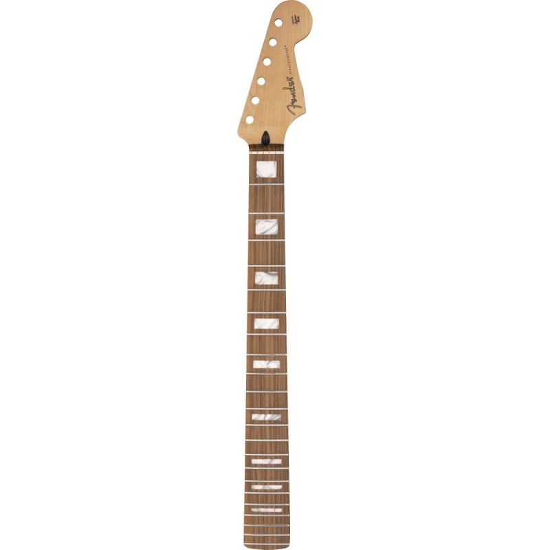 Manico Fender Player Strato Neck w/Block Inlays, 22 Medium Jumbo Frets, Pau Ferro