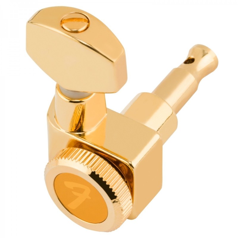 Fender Parts Locking Stratocaster/Telecaster Staggered Tuning Machines (6)  Gold 0990818200