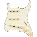 Fender Pre-Wired Strat Pickguard, Pure Vintage '59 w/RWRP Midde, Parchment 11 Hole PG