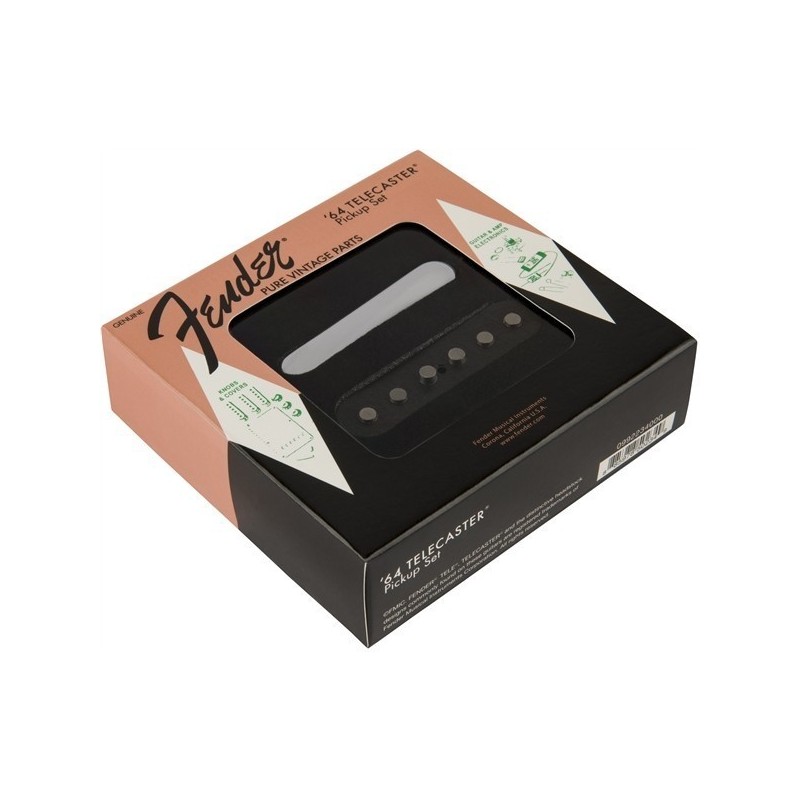Pickup Fender Pure Vintage '64 Telecaster Black and Chrome 0992234000