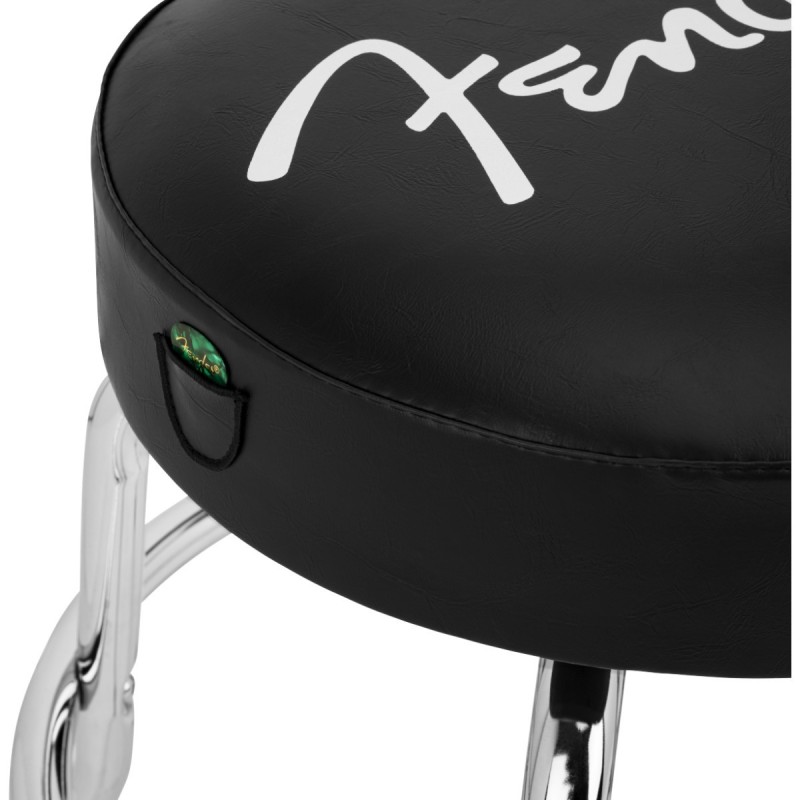 Sgabello Fender Spaghetti Logo Pick Pouch  Black/Chrome, 30" 9192022013