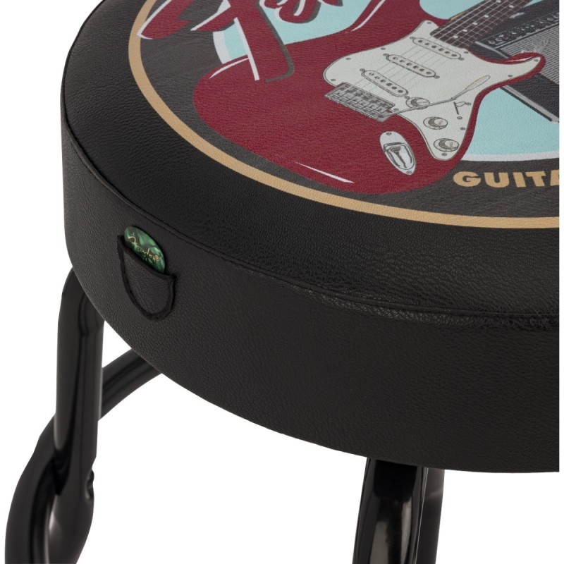 Sgabello Fender Guitars & Amps Pick Pouch  Black/Black, 30" 9192022015