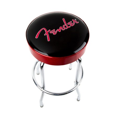 Sgabello Fender Red Sparkle Logo  Black/Red Sparkle, 24" 9192022004