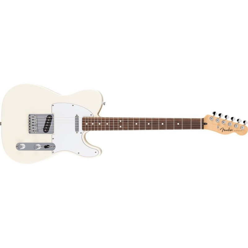 FENDER Standard Telecaster®, Laurel Fingerboard, White Pickguard, Olympic White - vai con la sigla