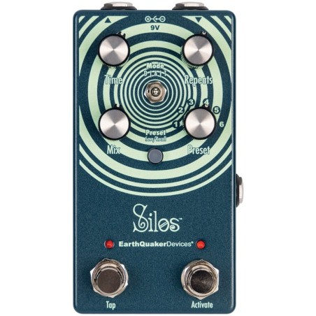 EARTHQUAKER DEVICES Silos Multi-Generational Time Reflection Device - Delay per Chitarra e Basso - vai con la sigla