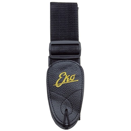 Eko Guitars - GBU Strap Nylon Black tracolla - vai con la sigla