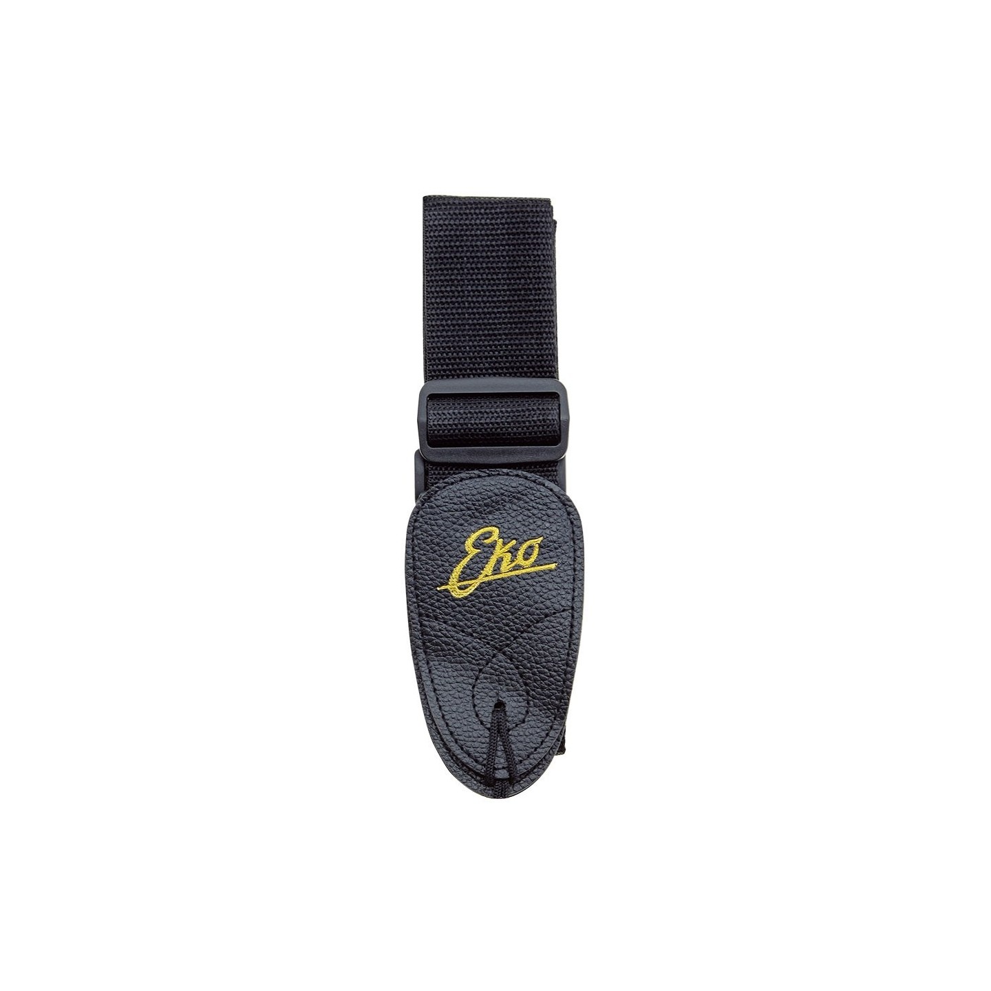 Eko Guitars - GBU Strap Nylon Black tracolla - vai con la sigla