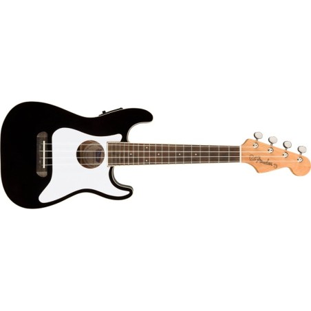 FENDER FULLERTON STRAT® UKE - black - vai con la sigla