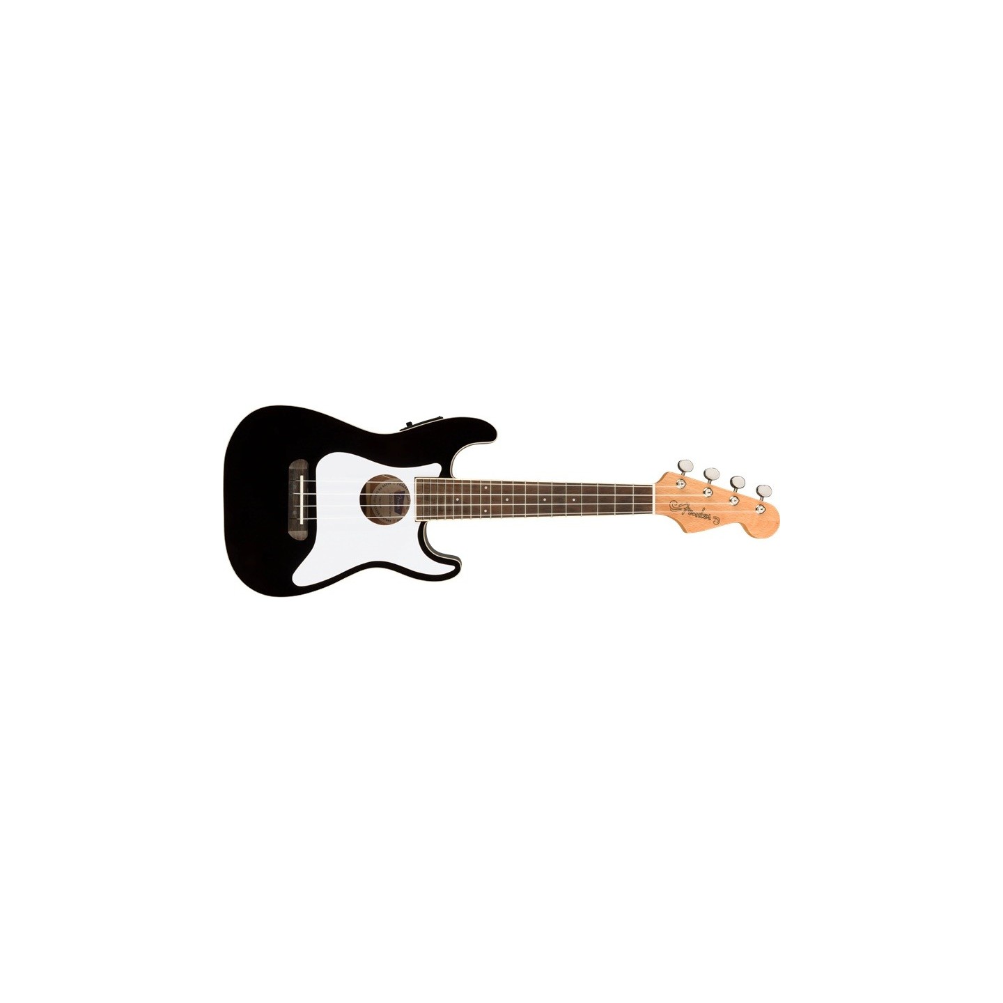 FENDER FULLERTON STRAT® UKE - black - vai con la sigla