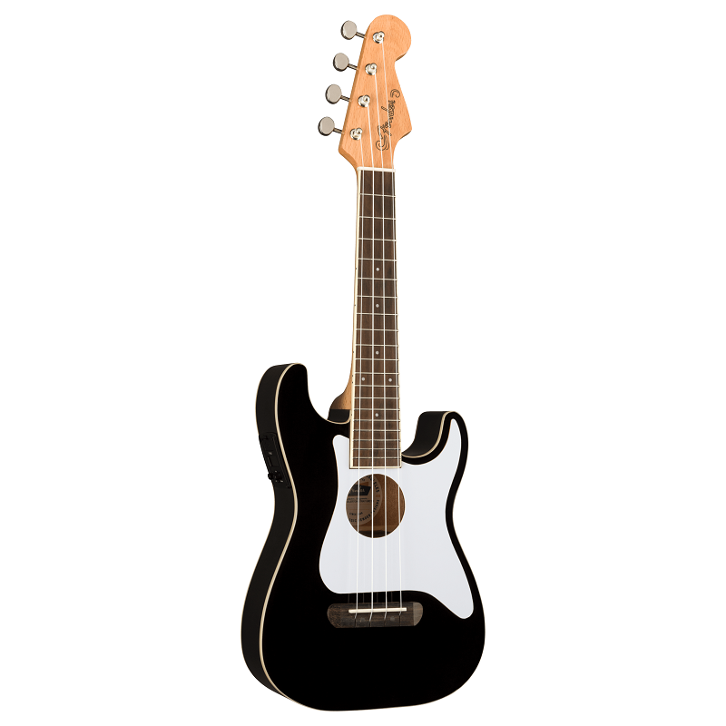 FENDER FULLERTON STRAT® UKE - black - vai con la sigla