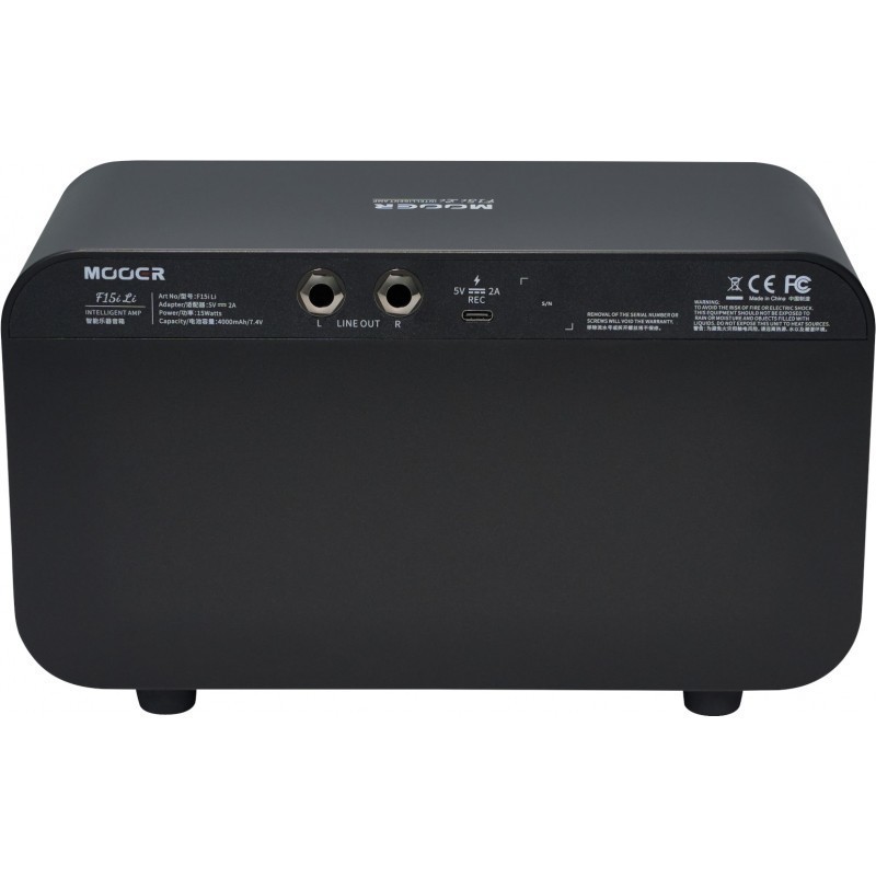 MOOER F15i Li Phantom Black, amplificatore portatile  per chitarra 15w - vai con la sigla