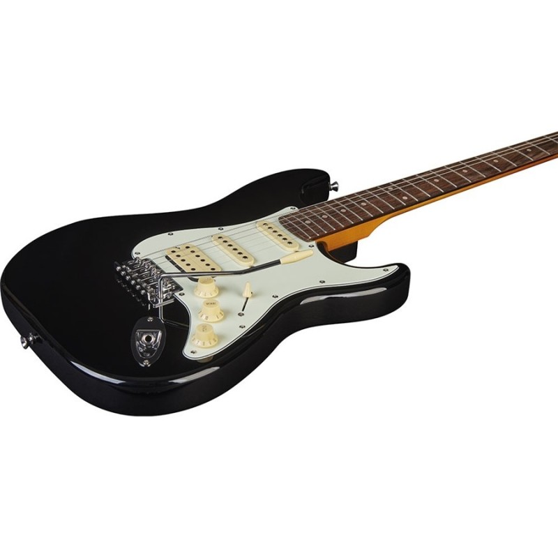 Eko Guitars - ST-350 Black - Chitarra elettrica della serie "300" - vai con la sigla
