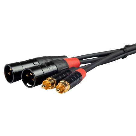 PROEL CHLP330LU3 Cavo audio 2 X spina RCA REAN - 2 x spina volante XLR 3P REAN - 3mt - vai con la sigla