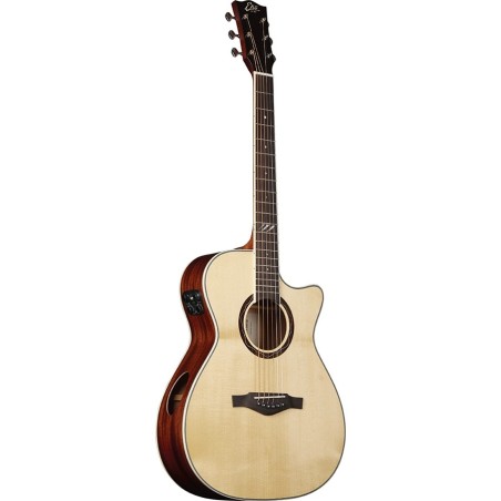 Eko Guitars - Tri A300ce - Chitarra acustica elettrificata - auditorium cutway - vai con la sigla