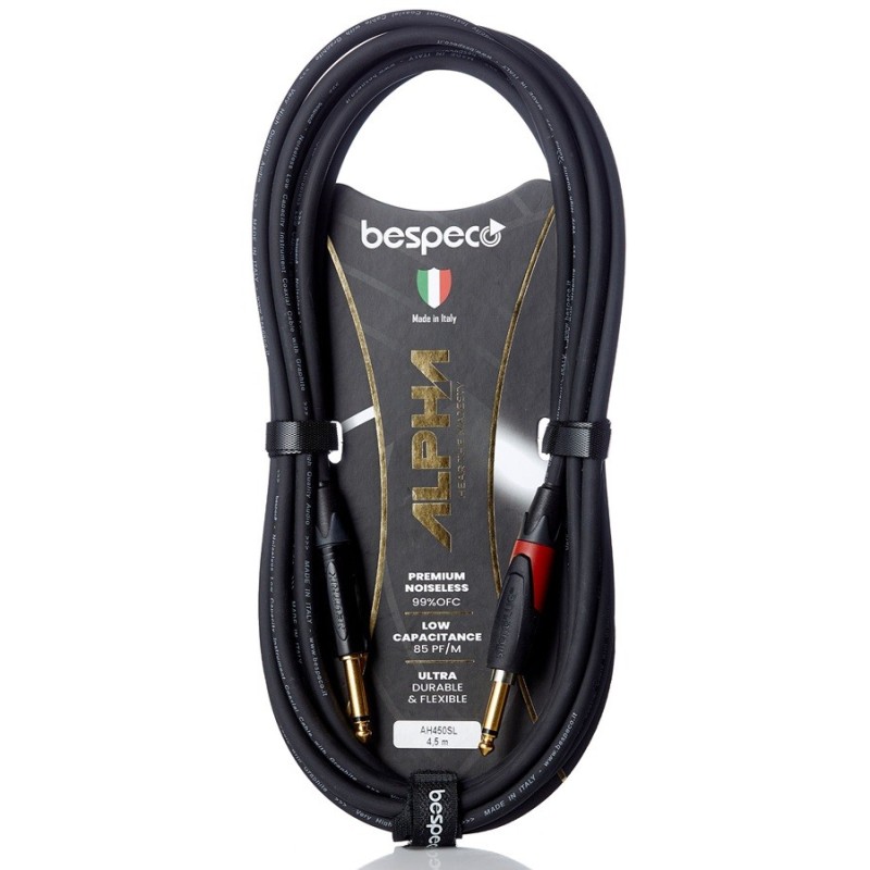 BESPECO AH450SL Cavi serie ALPHA Cavo per strumenti modello SILENT - 4,50mt - vai con la sigla