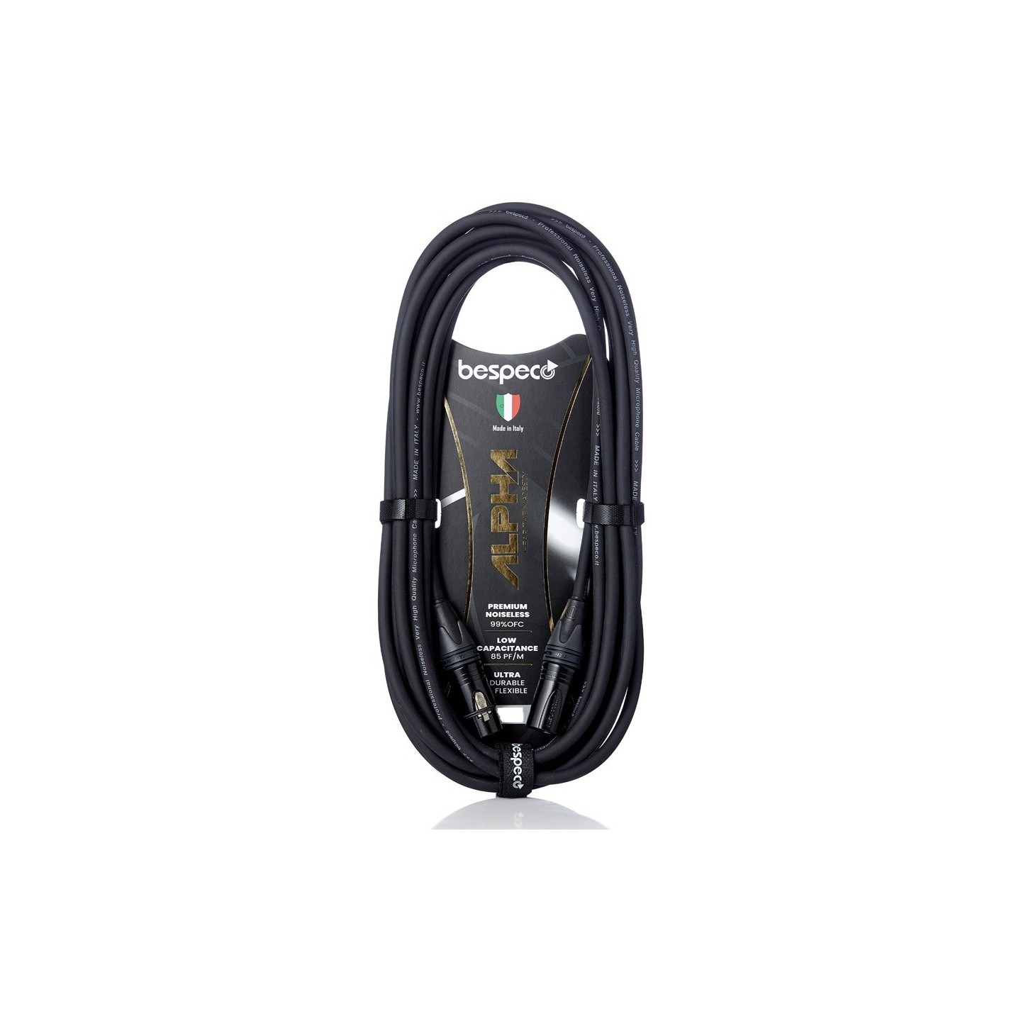 BESPECO AHMB450 Cavi serie ALPHA Cavo per microfoni - 4,5 mt - vai con la sigla