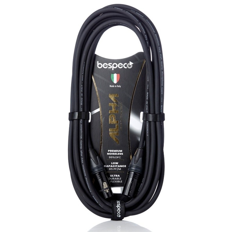BESPECO AHMB600 Cavi serie ALPHA Cavo per microfoni - 6 mt - vai con la sigla