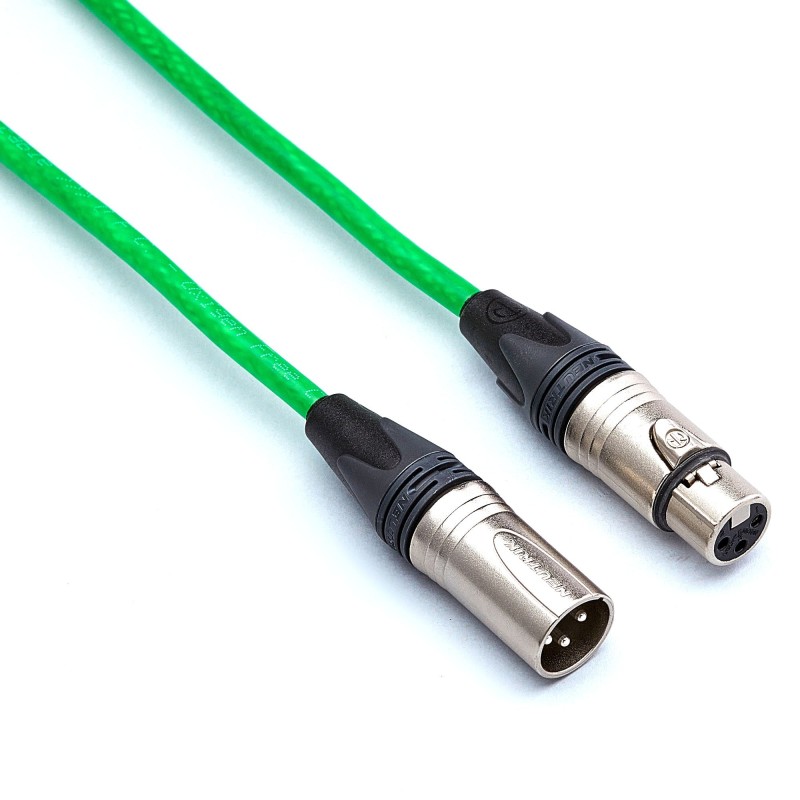 BESPECO NCMB600GNFL Cavi serie PROFESSIONAL Cavo fluorescente per microfoni - 6 mt - vai con la sigla