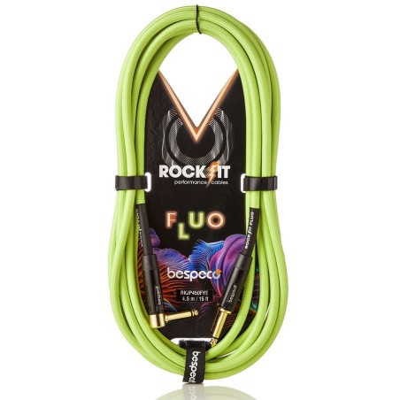 BESPECO RKJP450FYE  serie ROCKIT Cavo per strumenti Fluo - 4,5 mt - vai con la sigla
