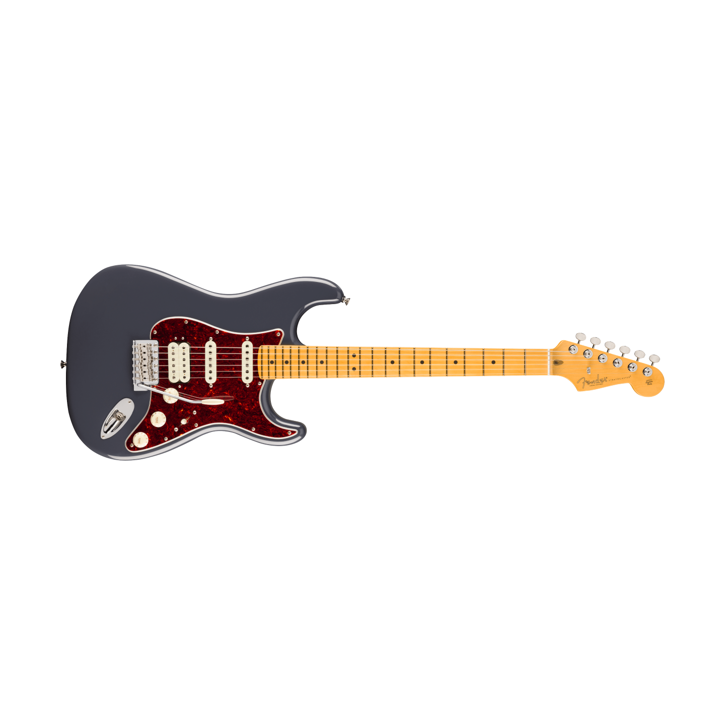 American Professional Classic Stratocaster HSS, Maple Fingerboard, Faded Black - vai con la sigla
