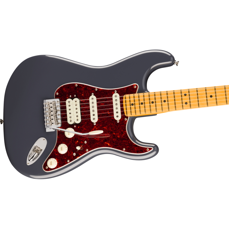 American Professional Classic Stratocaster HSS, Maple Fingerboard, Faded Black - vai con la sigla
