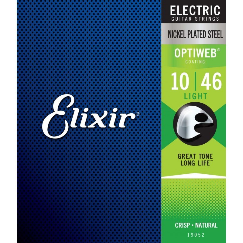 Elixir 19052 Electric Nickel Plated Steel OPTIWEB - 10|46 - vai con la sigla