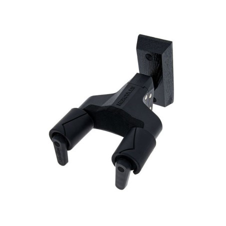 HERCULES HCGSP-38WBK+ Supporto per Chitarra/basso Base in Legno Nera - vai con la sigla
