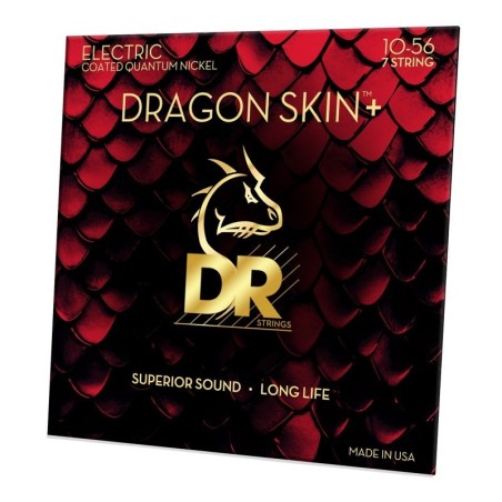 DR DEQ-7/10 Dragon Skin + - corde per chitarra elettrica - vai con la sigla