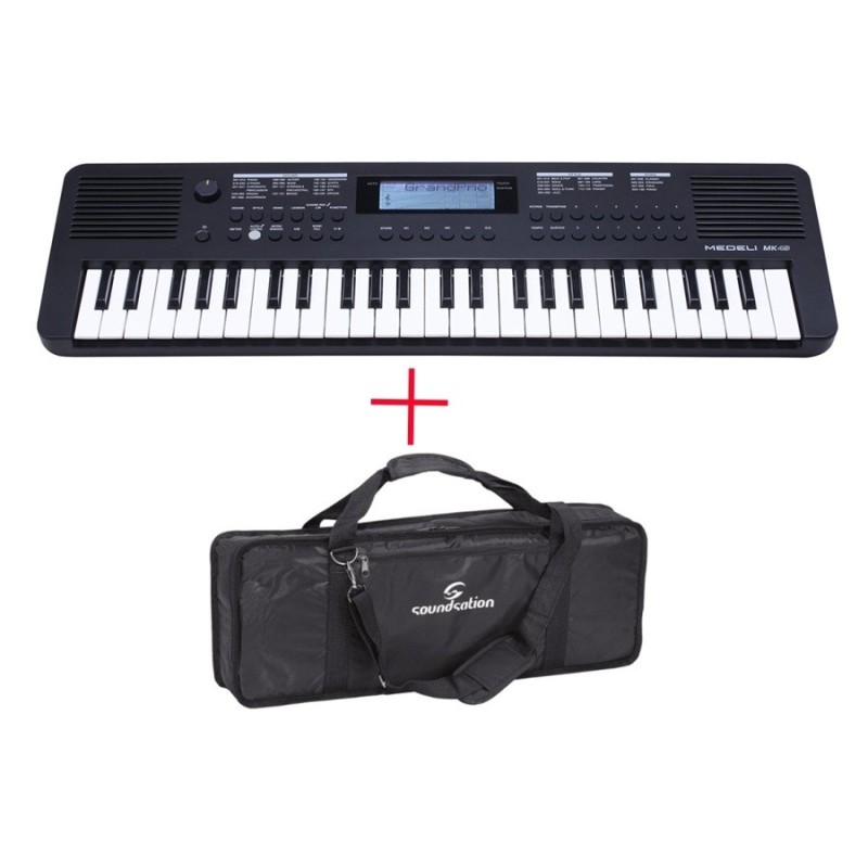 MEDELI MK49+BAG Tastiera arranger portatile a 49 tasti mini-size con borsa - vai con la sigla