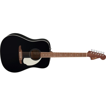 FENDER California Standard Redondo, Spruce Top, Ivory Pickguard, Black - vai con la sigla