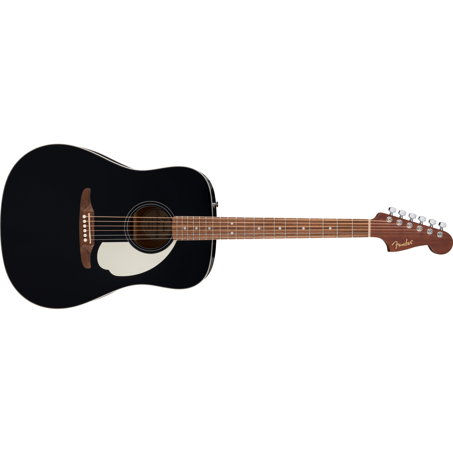 FENDER California Standard Redondo, Spruce Top, Ivory Pickguard, Black - vai con la sigla